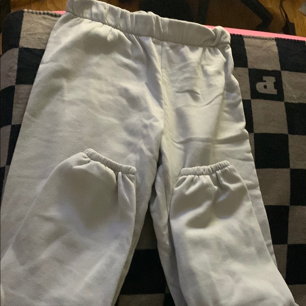 White Kids Sweatpants
